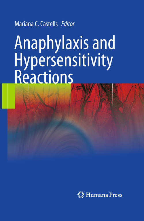 Book cover of Anaphylaxis and Hypersensitivity Reactions (2011)