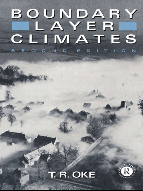 Book cover of Boundary Layer Climates (2)