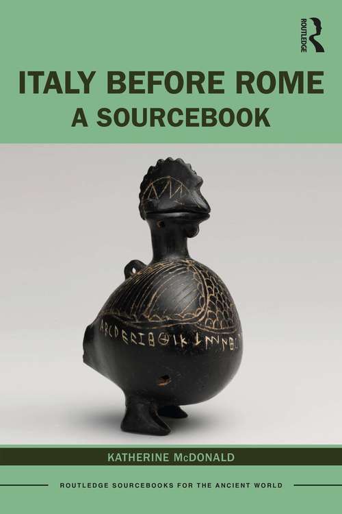 Book cover of Italy Before Rome: A Sourcebook (Routledge Sourcebooks for the Ancient World)