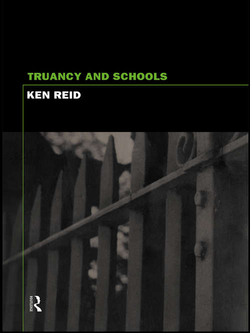 Book cover of Truancy and Schools