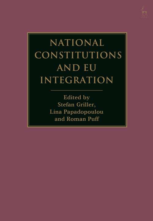 Book cover of National Constitutions and EU Integration