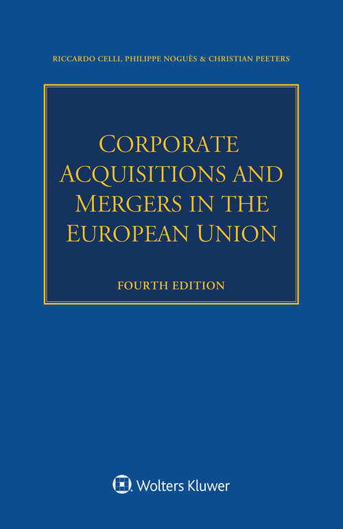 Book cover of Corporate Acquisitions and Mergers in the European Union