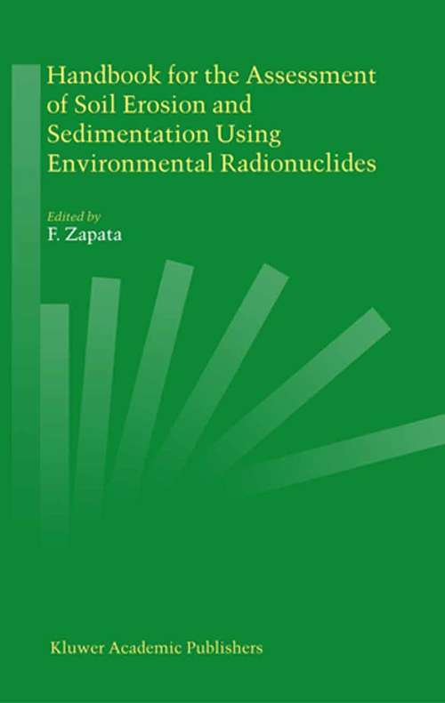 Book cover of Handbook for the Assessment of Soil Erosion and Sedimentation Using Environmental Radionuclides (2003)