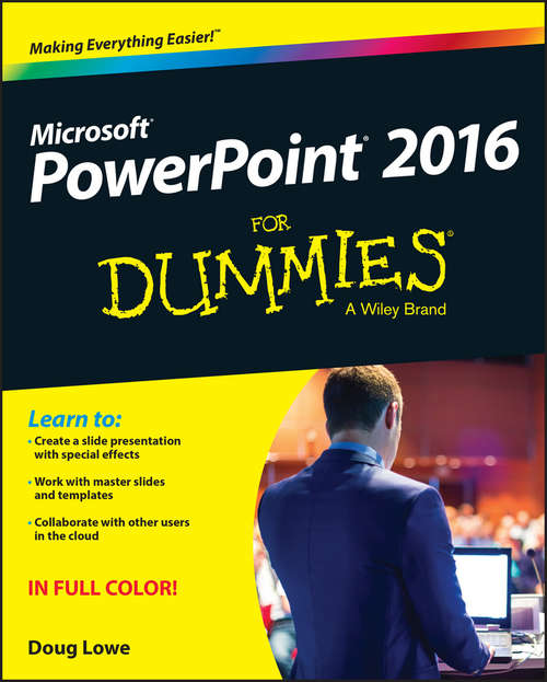 Book cover of PowerPoint 2016 For Dummies