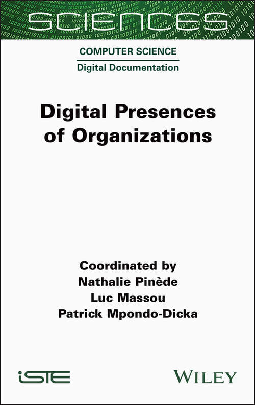 Book cover of Digital Presences of Organizations (ISTE Invoiced)