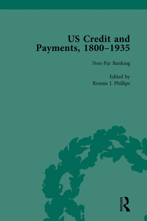 Book cover of US Credit and Payments, 1800-1935, Part II vol 5