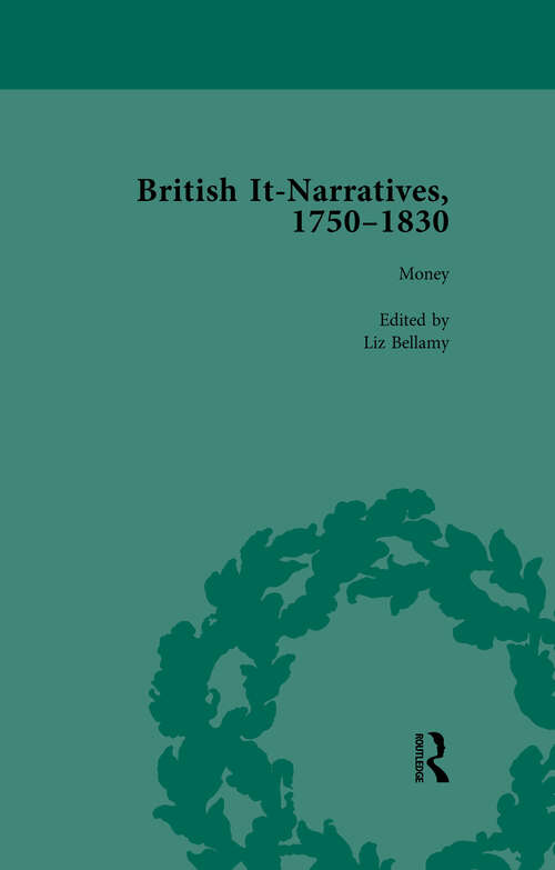 Book cover of British It-Narratives, 1750-1830, Volume 1