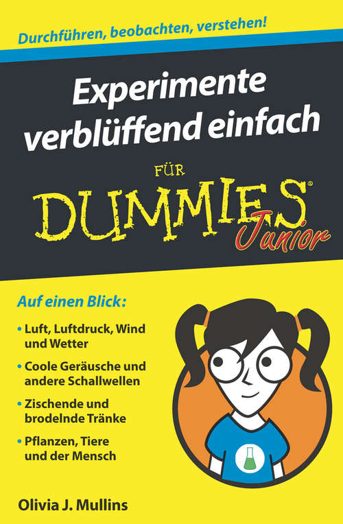 Book cover of Experimente verblüffend einfach für Dummies Junior (Für Dummies)