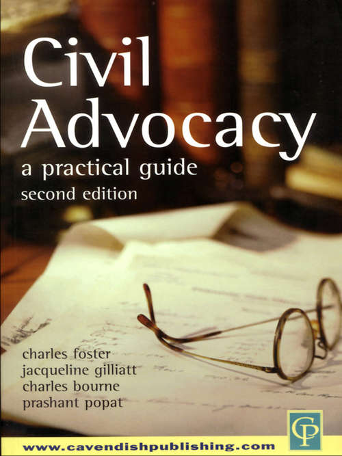 Book cover of Civil Advocacy: A Practical Guide (2)