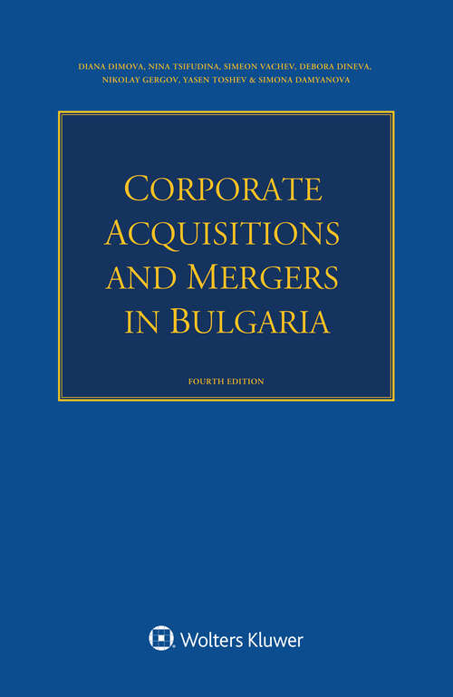 Book cover of Corporate Acquisitions and Mergers in Bulgaria (4)