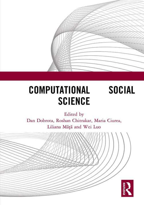 Book cover of Computational Social Science: Proceedings of the 2nd International Conference on New Computational Social Science (ICNCSS 2021), October 15-17, 2021, Suzhou, Jiangsu, China