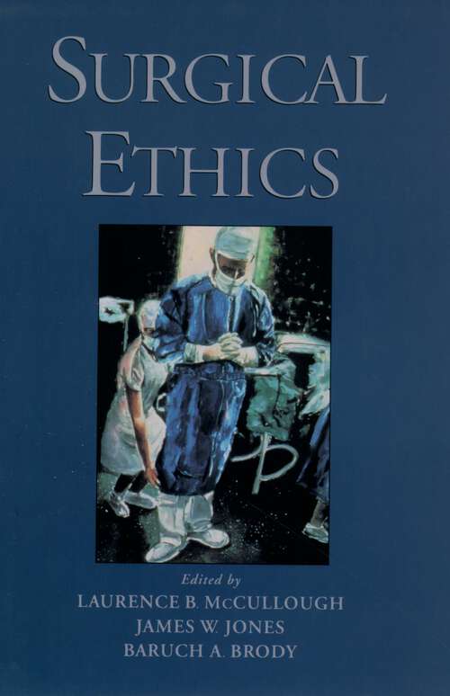 Book cover of Surgical Ethics