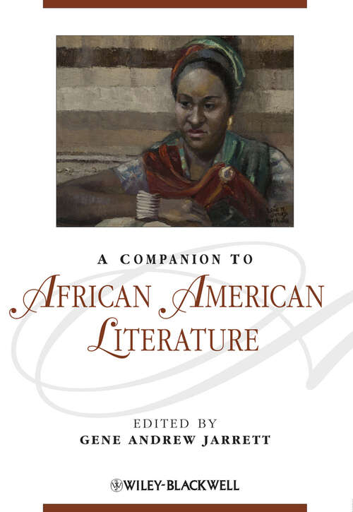 Book cover of A Companion to African American Literature (Blackwell Companions to Literature and Culture)