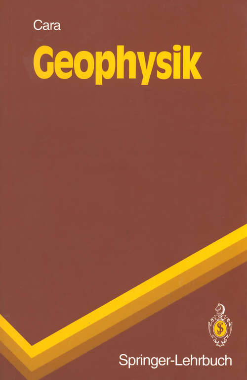 Book cover of Geophysik (1994) (Springer-Lehrbuch)