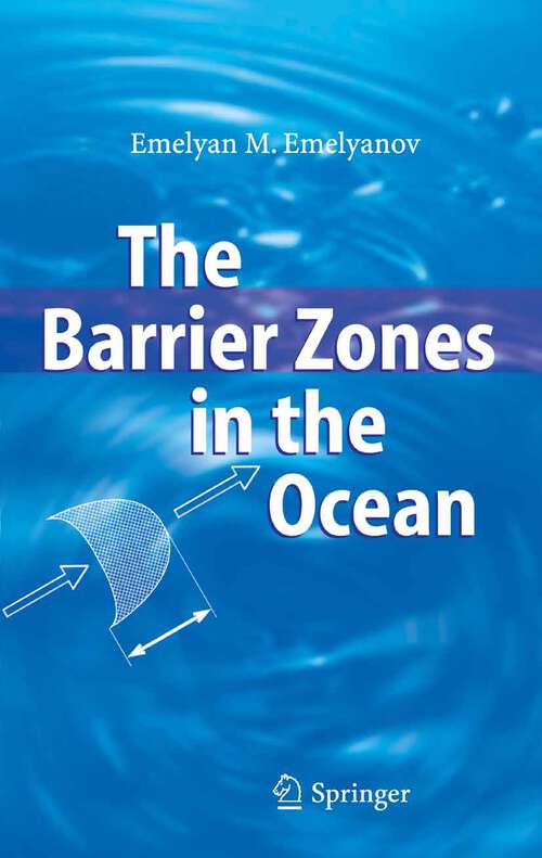 Book cover of The Barrier Zones in the Ocean (2005)