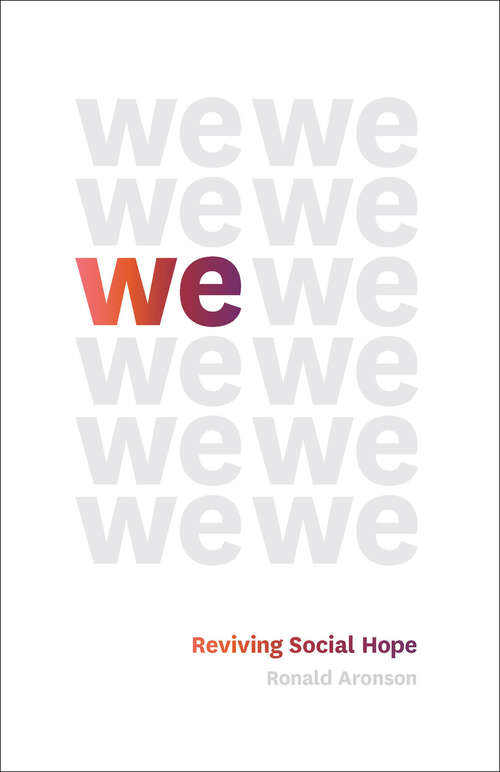 Book cover of We: Reviving Social Hope