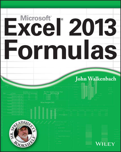 Book cover of Excel 2013 Formulas