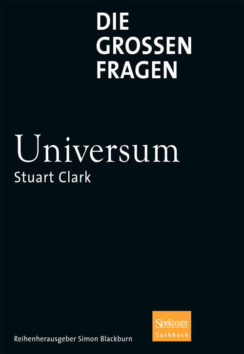 Book cover of Die großen Fragen - Universum (2012)