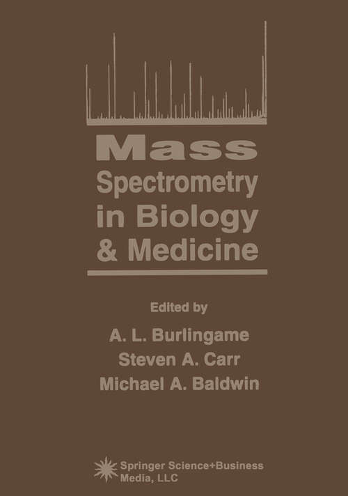 Book cover of Mass Spectrometry in Biology & Medicine (2000)