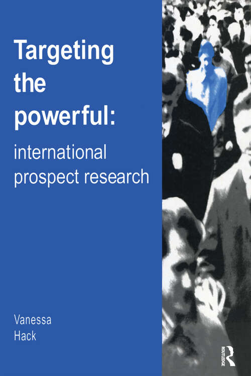 Book cover of Targeting the Powerful: International Prospect Research