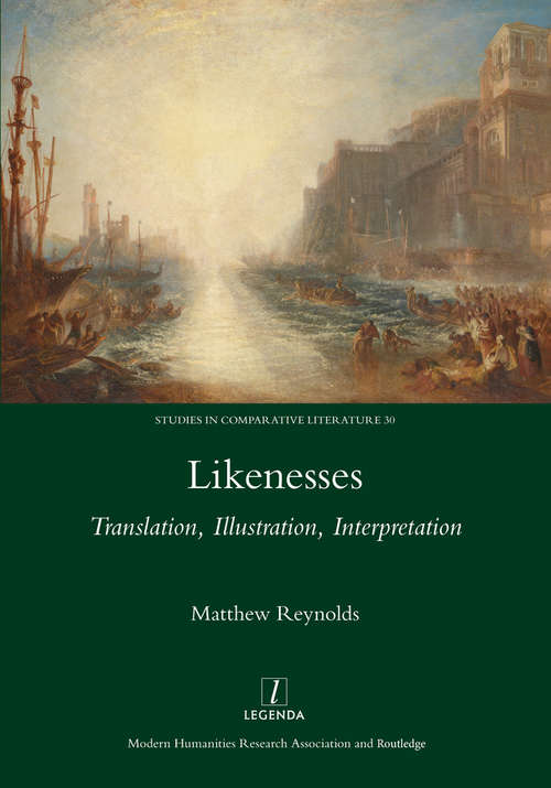 Book cover of Likenesses: Translation, Illustration, Interpretation