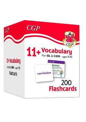 Book cover of 11+ Vocabulary Flashcards for Ages 9-10 - Pack 1