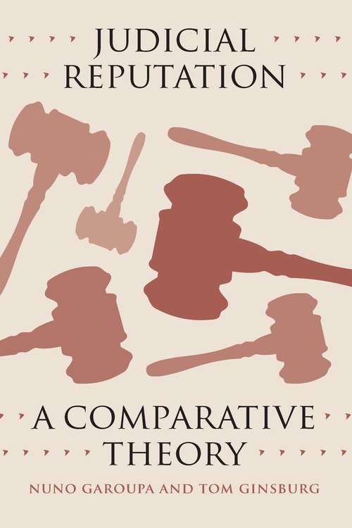 Book cover of Judicial Reputation: A Comparative Theory