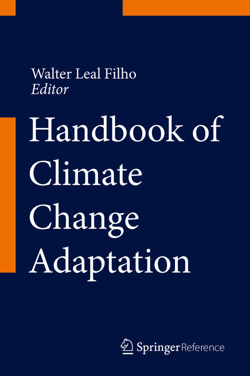 Book cover of Handbook of Climate Change Adaptation