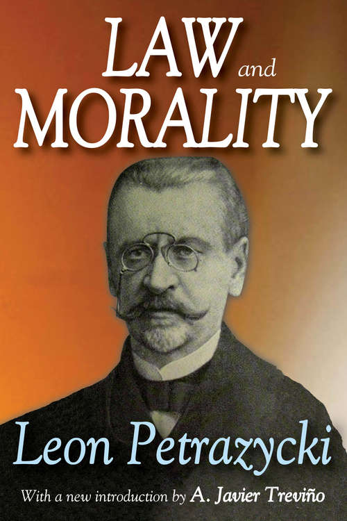 Book cover of Law and Morality