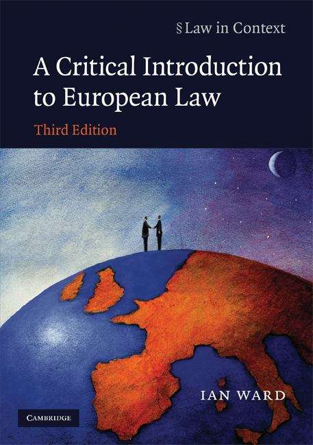 Book cover of A Critical Introduction To European Law (PDF)