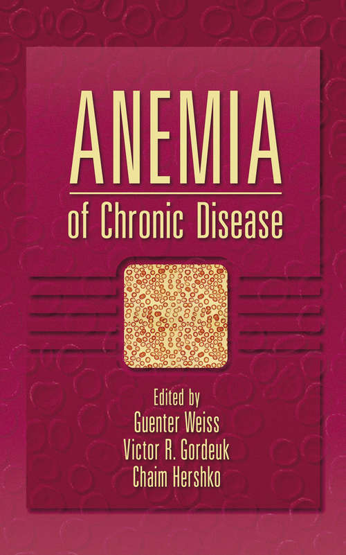 Book cover of Anemia of Chronic Disease