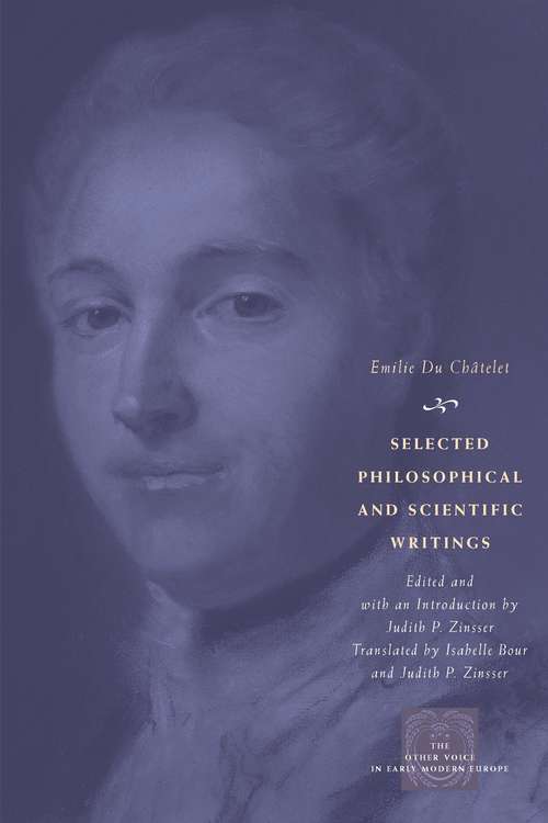 Book cover of Selected Philosophical and Scientific Writings (The Other Voice in Early Modern Europe)