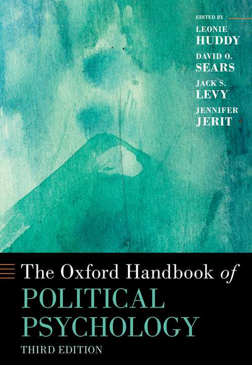 Book cover of The Oxford Handbook of Political Psychology (OXFORD HANDBOOKS SERIES)