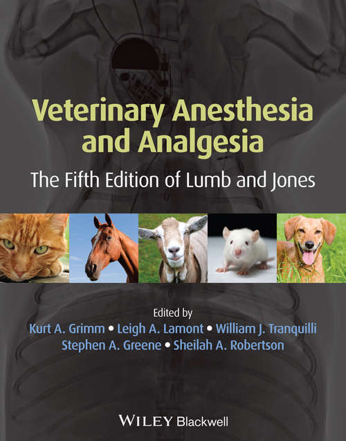 Book cover of Veterinary Anesthesia and Analgesia: The Fifth Edition of Lumb and Jones (5)