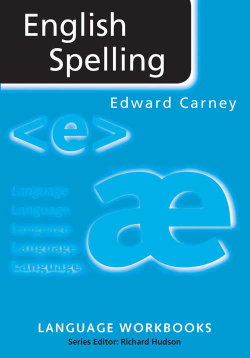Book cover of English Spelling