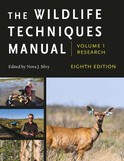 Book cover of The Wildlife Techniques Manual: Volume 1: Research. Volume 2: Management ((8th editon) (PDF))