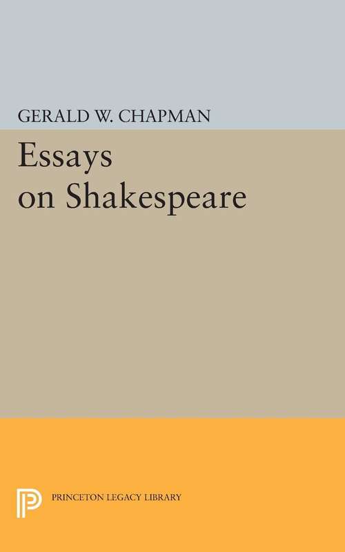 Book cover of Essays on Shakespeare