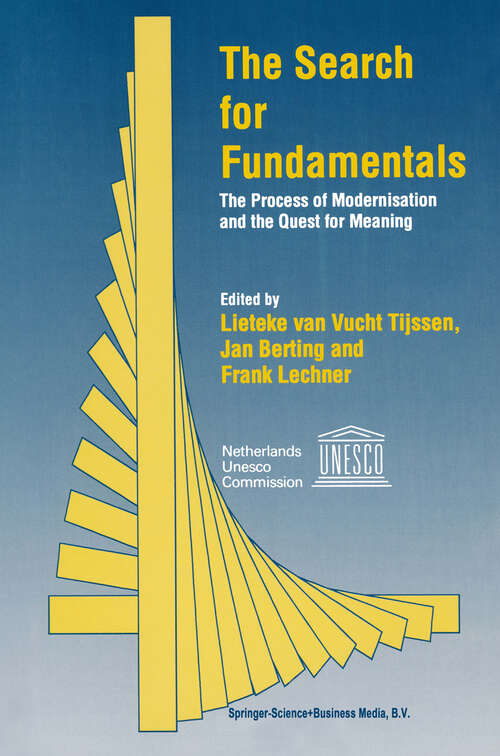 Book cover of The Search for Fundamentals: The Process of Modernisation and the Quest for Meaning (1995)