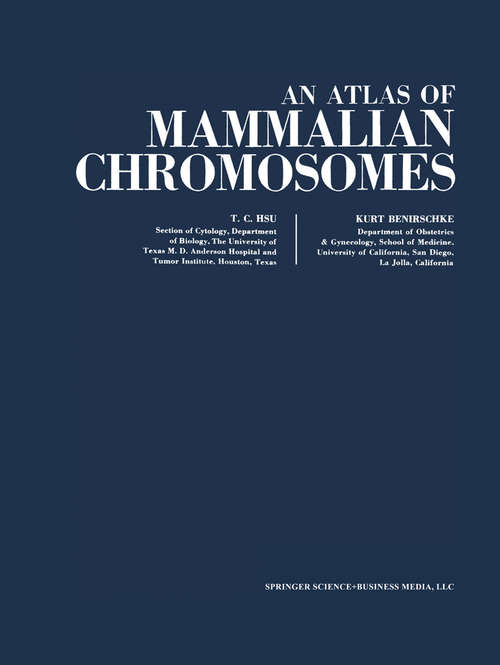 Book cover of An Atlas of Mammalian Chromosomes: Volume 7 (pdf) (1973)