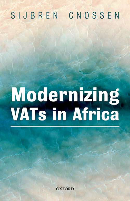 Book cover of Modernizing VATs in Africa