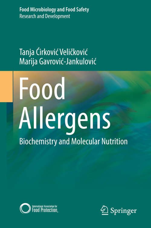 Book cover of Food Allergens: Biochemistry and Molecular Nutrition (2014) (Food Microbiology and Food Safety)