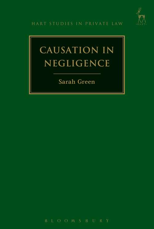 Book cover of Causation in Negligence