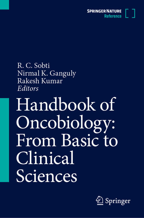 Book cover of Handbook of Oncobiology: From Basic to Clinical Sciences