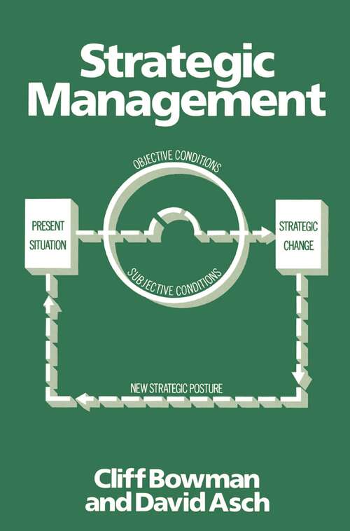 Book cover of Strategic Management (1st ed. 1987)