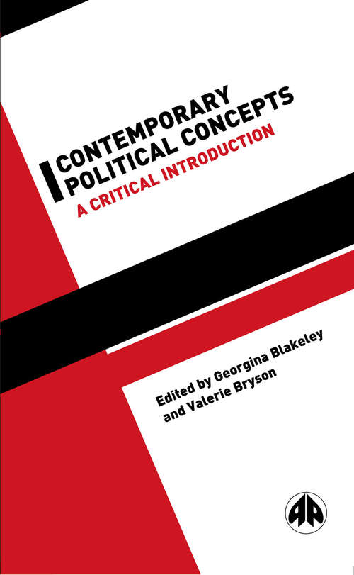 Book cover of Contemporary Political Concepts: A Critical Introduction