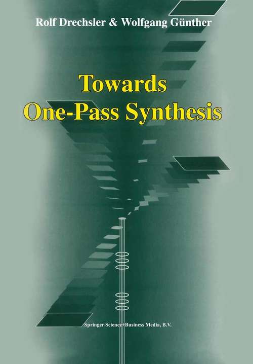 Book cover of Towards One-Pass Synthesis (2002)