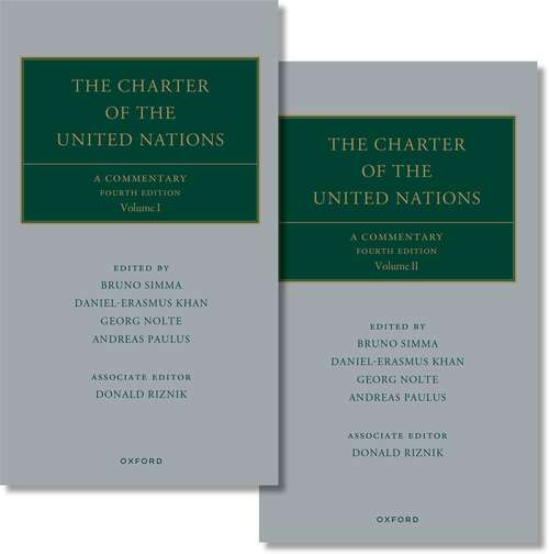 Book cover of The Charter of the United Nations: A Commentary