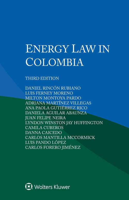 Book cover of Energy Law in Colombia (3)