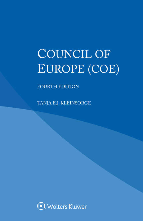 Book cover of Council of Europe (CoE) (4)