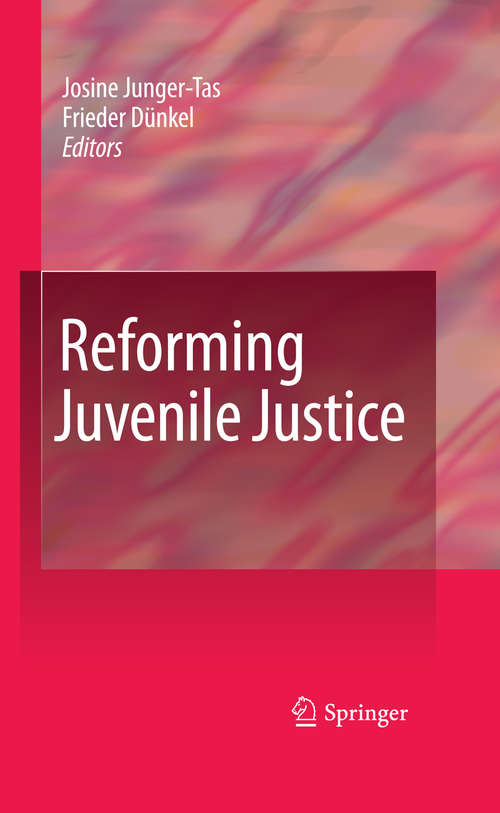 Book cover of Reforming Juvenile Justice (2009)